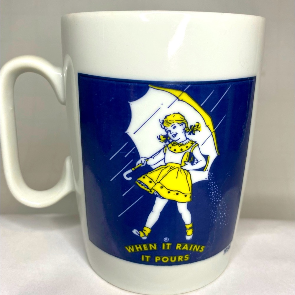 Vintage Morton’s salt mug